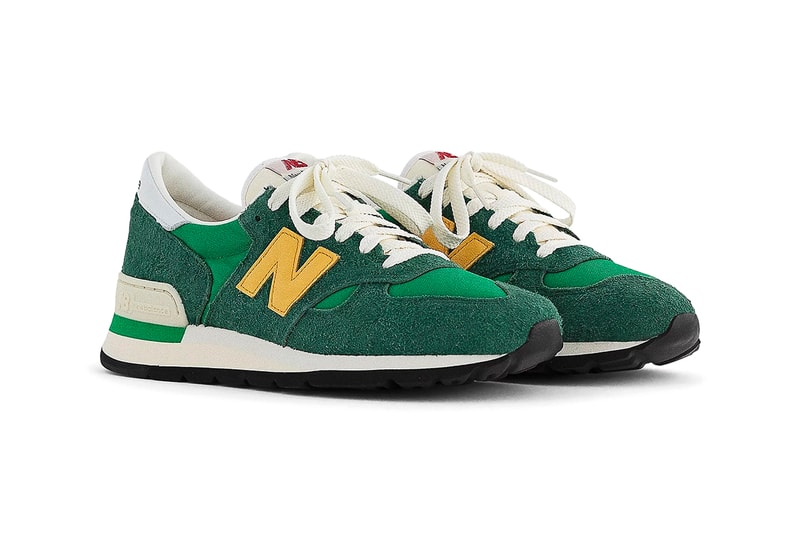 New Balance 990v1 MADE in USA "Green/Yellow" Santis