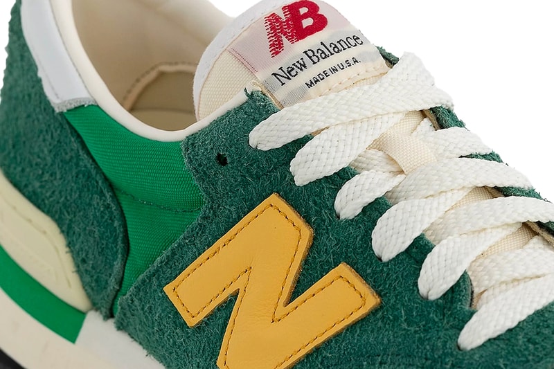New Balance 990v1 MADE in USA "Green/Yellow" Santis
