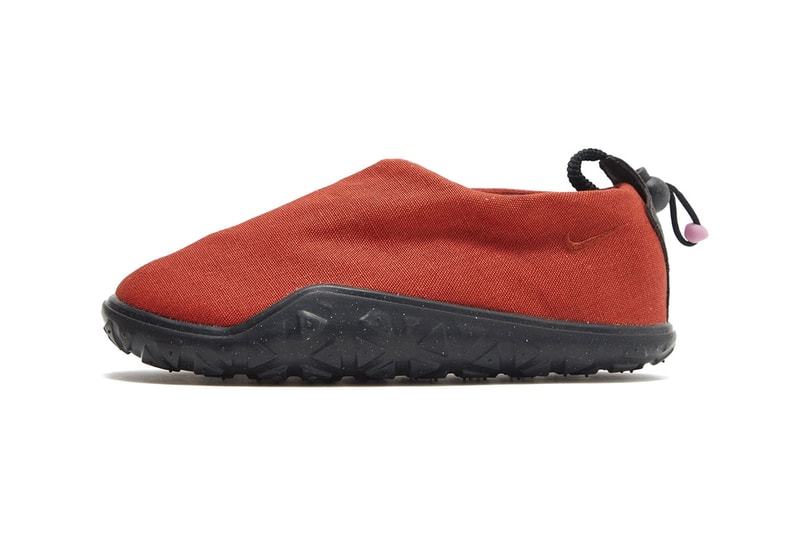 Nike ACG Air Moc Rugged Orange Sneakers Shoes Footwear Trainers Swoosh Slip-On 