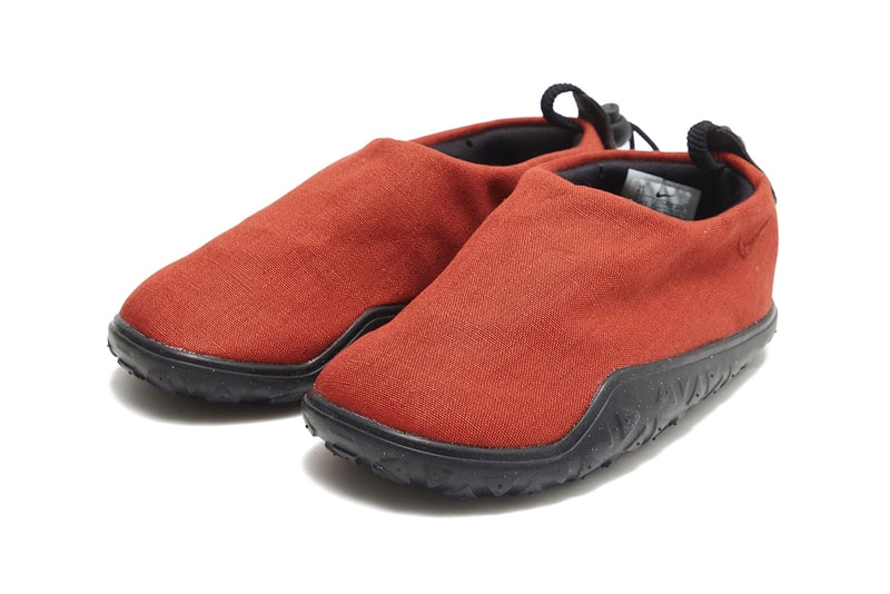 Nike ACG Air Moc Rugged Orange Sneakers Shoes Footwear Trainers Swoosh Slip-On 