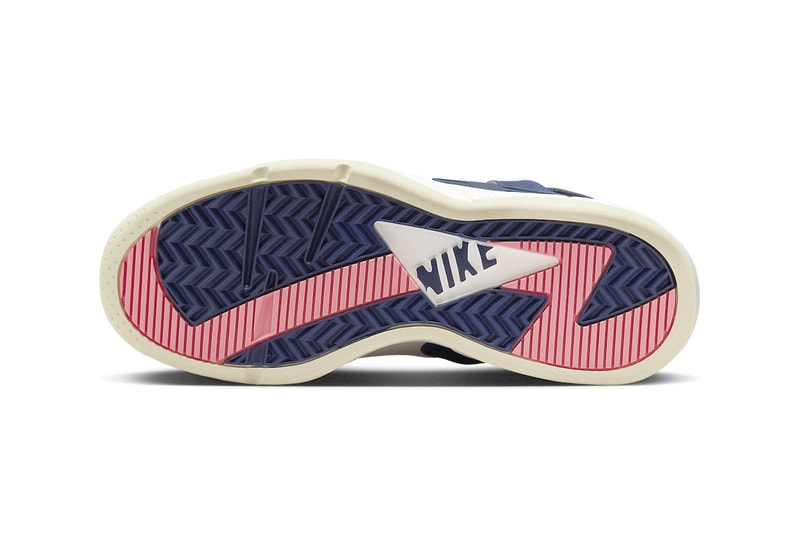 Official Look at the Nike Air Flight Huarache "Nike Gear" FD0183-102 Sail/Midnight Navy-Coral Chalk-Laser Blue-Speed Yellow-Coconut Milk 90s sportswear retro