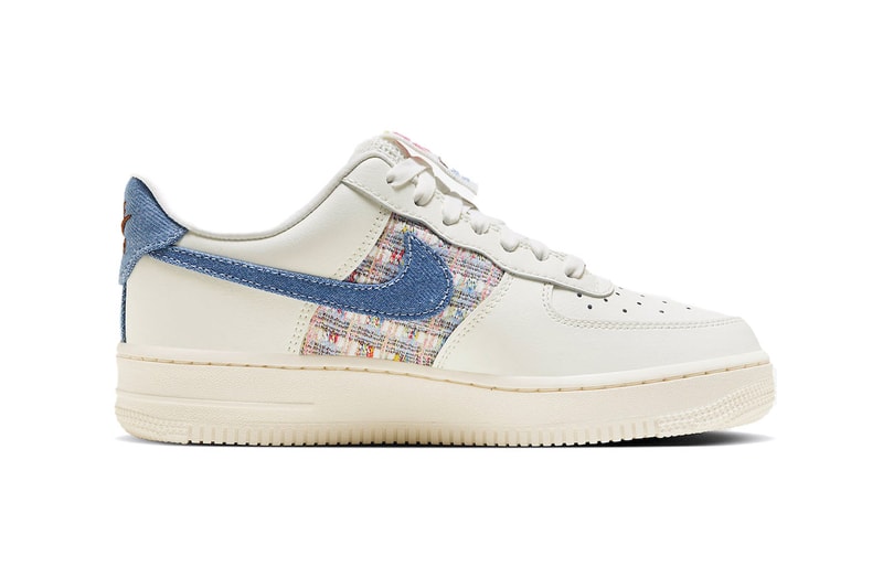 Nike Air Force 1 Swoosh Sneakers Footwear Trainers Shoes Denim Just Do It Official Imagery