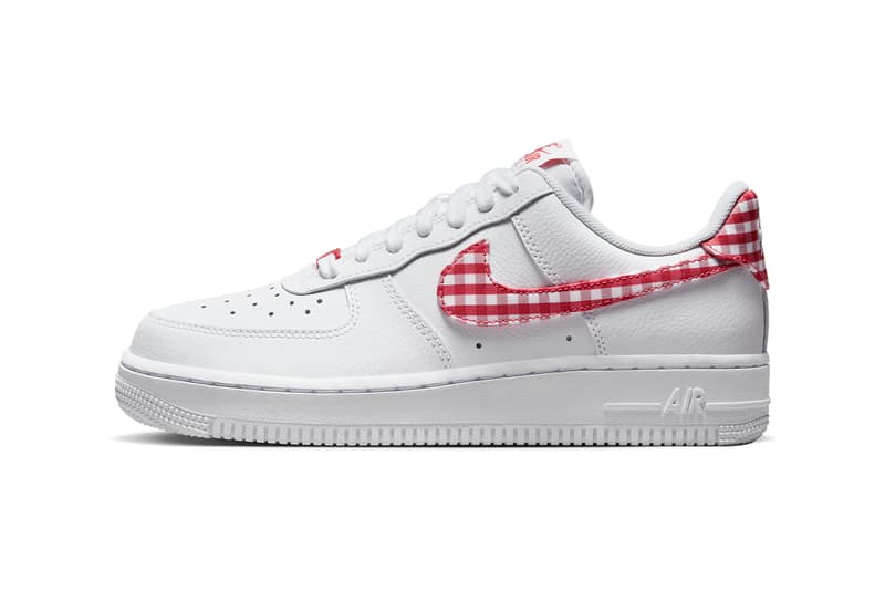 Nike Air Force 1 Low Gingham pack university blue red white checkered release info date price