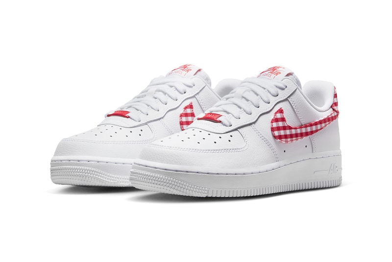 Nike Air Force 1 Low Gingham pack university blue red white checkered release info date price