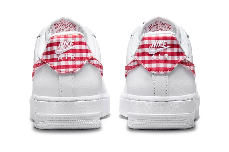 Nike Air Force 1 Low Gingham pack university blue red white checkered release info date price