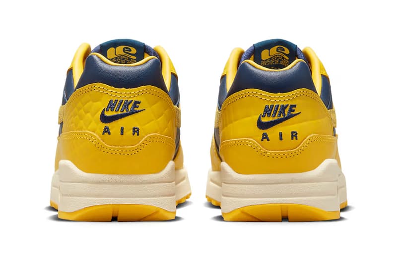 Nike Air Max 1 CO.JP Michigan Official Look Release Info FJ5479-410 Date Buy Price Midnight Navy Varsity Maize Natural