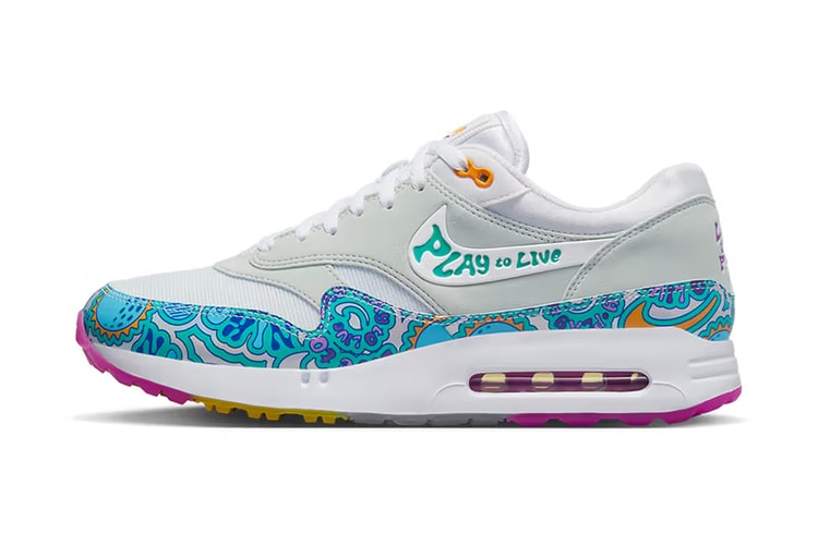 Nike AM1 G "Play to Live" Might Be the Grooviest Shoe to Hit the Fairway