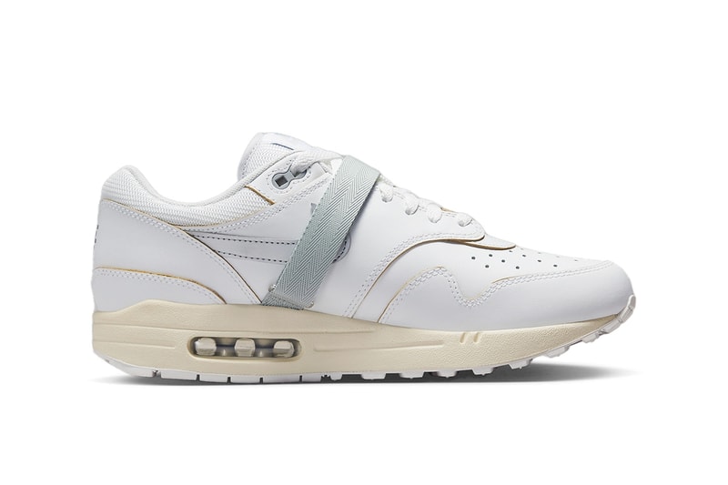 Nike Air Max 1 Timeless white tinker hatfield thick strap sunburst release info date price