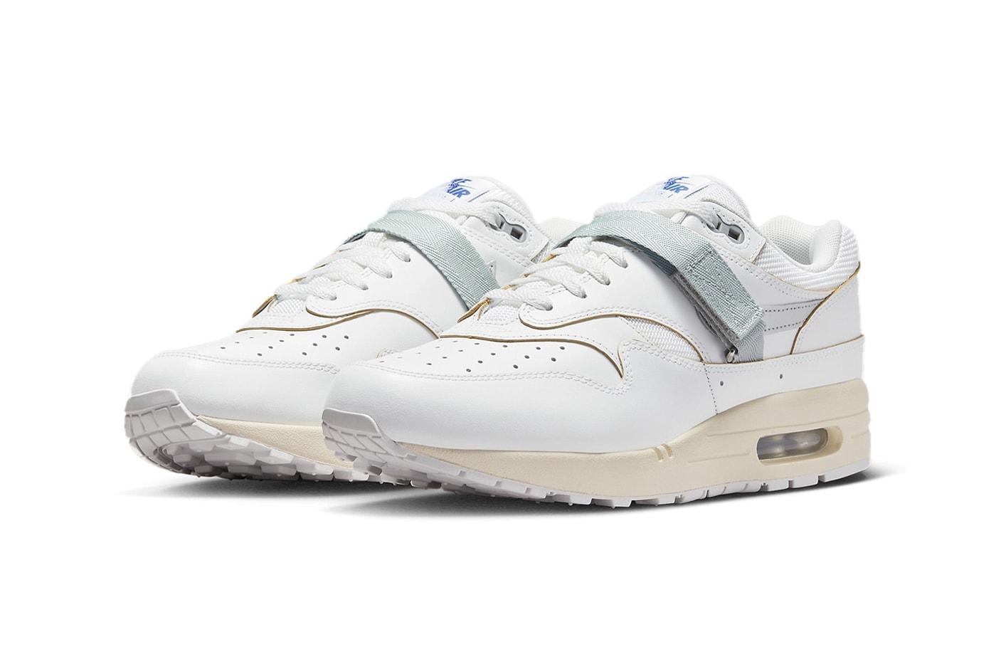 Nike Air Max 1 Timeless white tinker hatfield thick strap sunburst release info date price