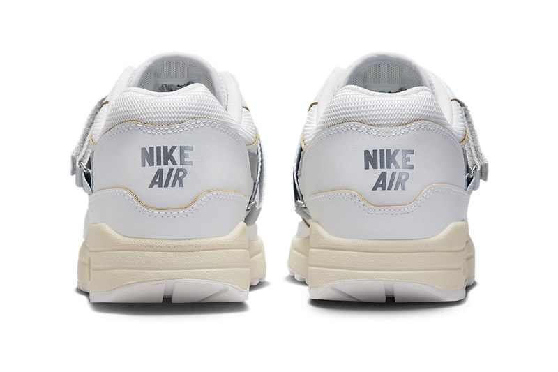 Nike Air Max 1 Timeless white tinker hatfield thick strap sunburst release info date price