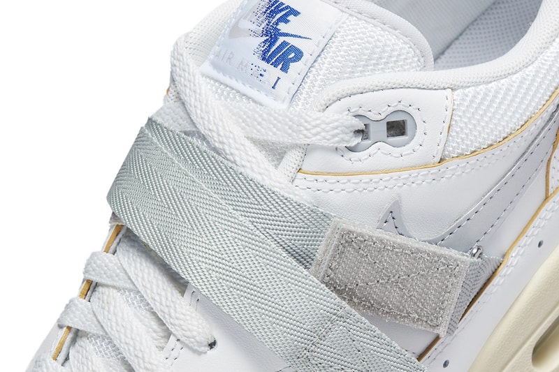 Nike Air Max 1 Timeless white tinker hatfield thick strap sunburst release info date price