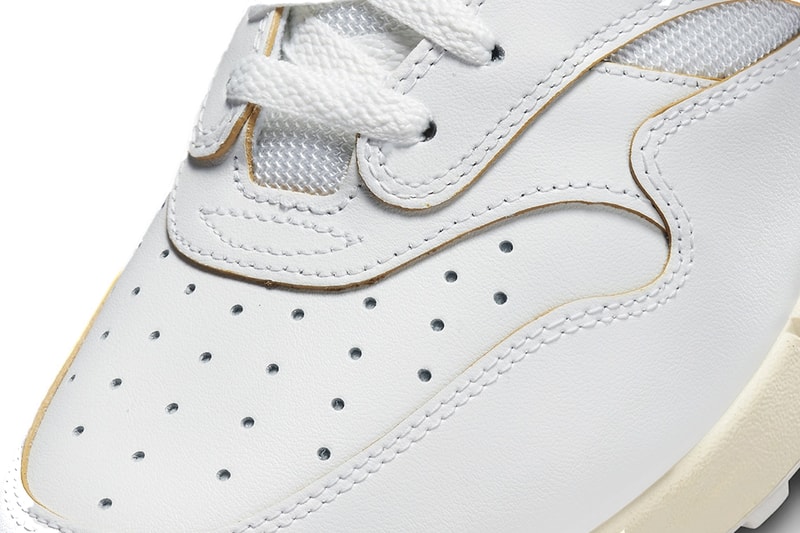 Nike Air Max 1 Timeless white tinker hatfield thick strap sunburst release info date price