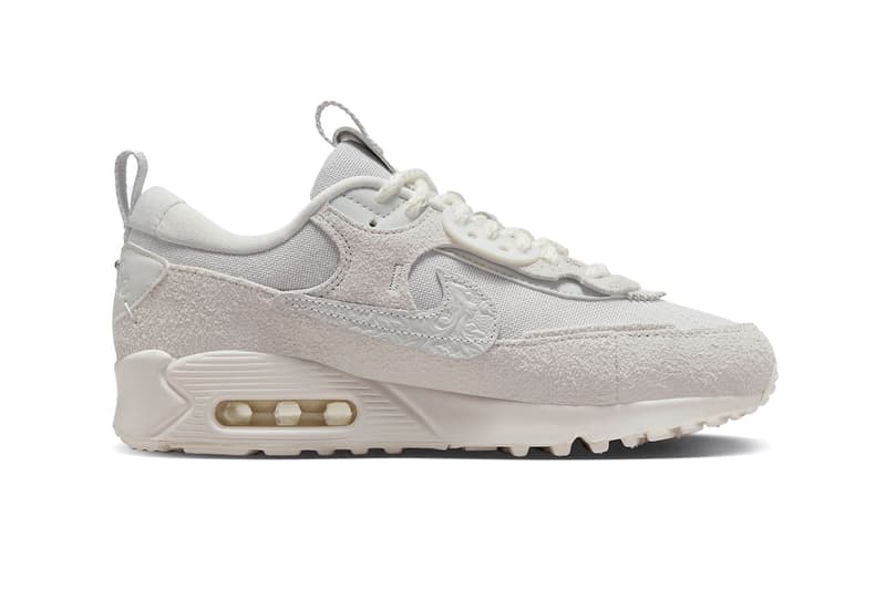 Nike Air Max 90 Futura Needlework Fashion Shoes Swoosh Sneakers AM Mesh Leather Air Unit Running