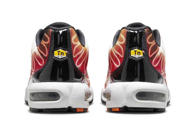 Nike Air Max Plus "Light Photography"  Receives a Fiery Makeover DZ3531-600 release info sean mcdowell technical shoe nike swoosh 