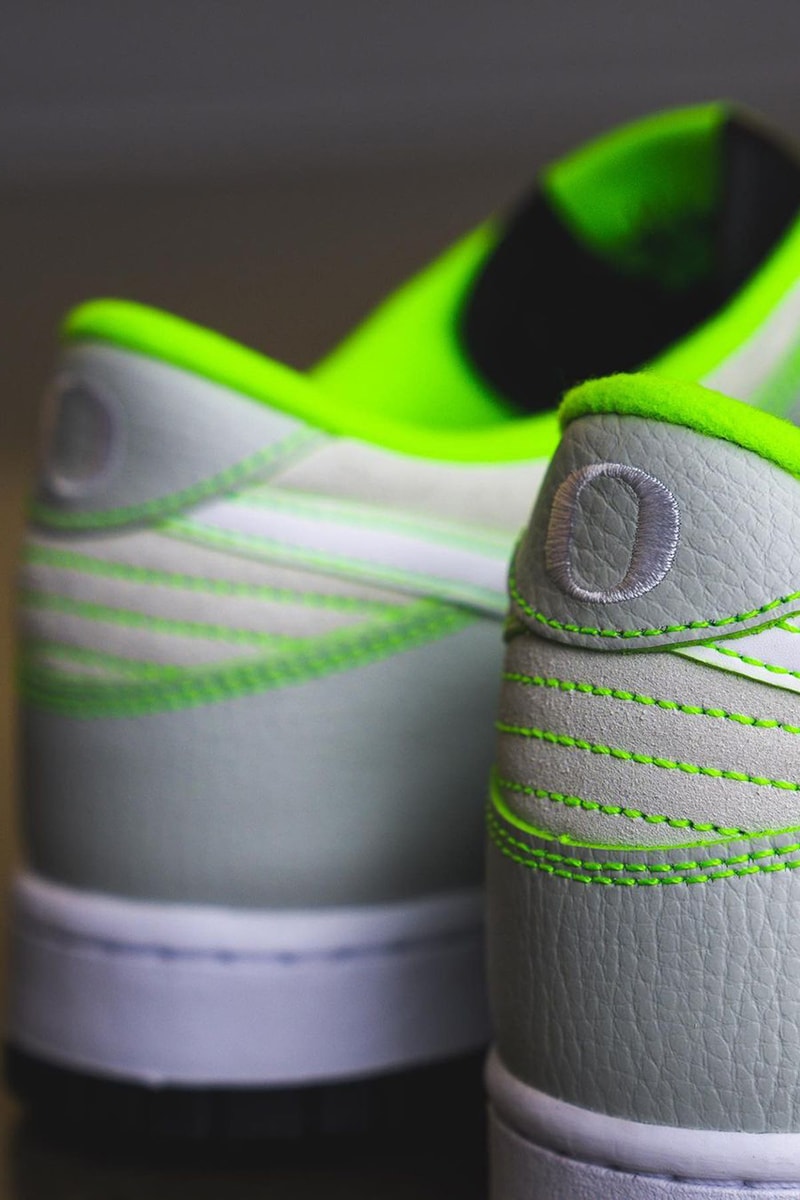 nike dunk low pe oregon ducks tinker hatfield photos