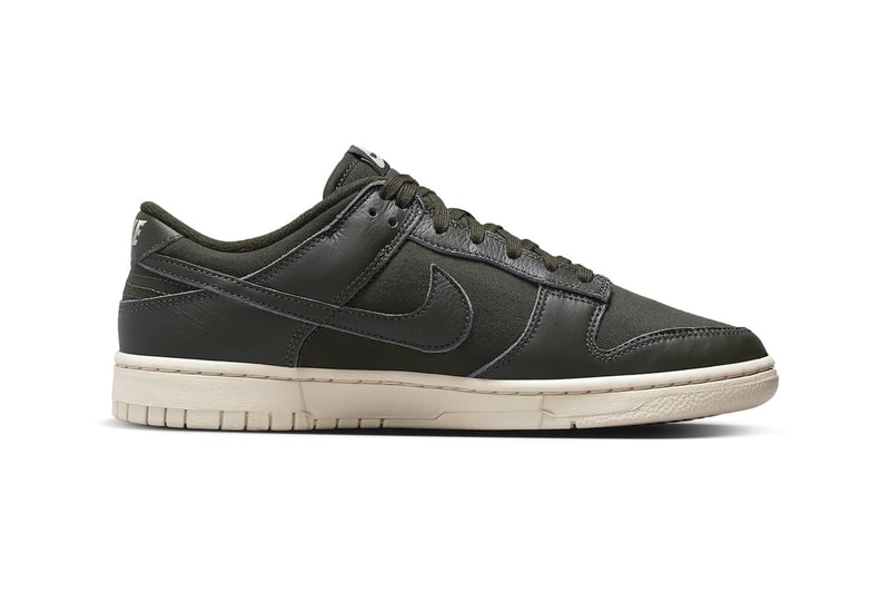 Official Look at the Nike Dunk Low Premium "Sequoia" DZ2538-300 Sequoia/Sequoia-Light Orewood Brown low tops skate shoes sneakers swoosh 