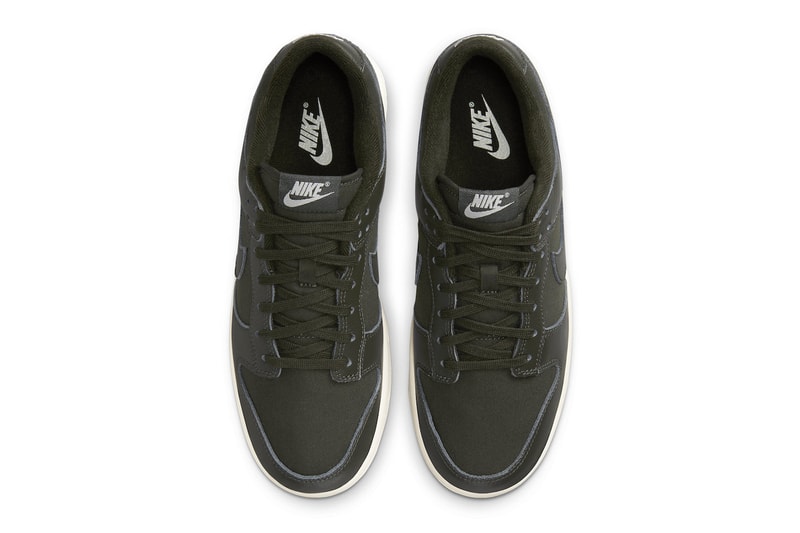 Official Look at the Nike Dunk Low Premium "Sequoia" DZ2538-300 Sequoia/Sequoia-Light Orewood Brown low tops skate shoes sneakers swoosh 