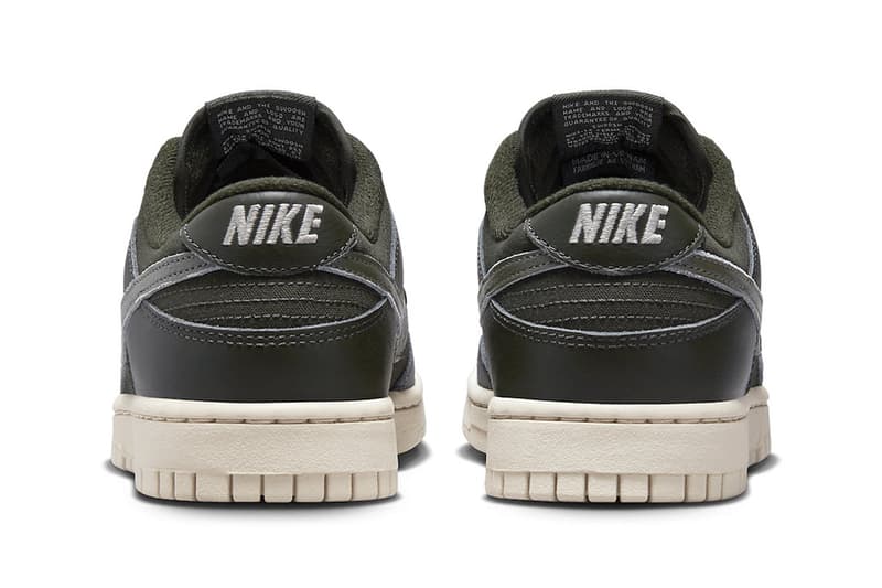 Official Look at the Nike Dunk Low Premium "Sequoia" DZ2538-300 Sequoia/Sequoia-Light Orewood Brown low tops skate shoes sneakers swoosh 