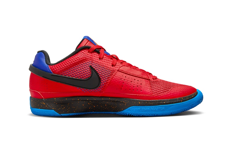 Nike Ja 1 Hunger DR8785-401 Release Date On-Feet Look at the Nike Ja 1 "Mismatch" dr8785-401 Release Info ja morant nba basketball memphis grizzliess signature shoe nike deal gun incident Game Royal, Black, University Red, Photo Blue, Bright Crimson, and Vivid Orange