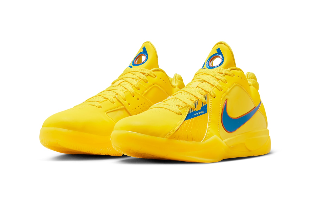 The Nike KD 3 "Christmas" Is Set to Return This Holiday DV0835-700 Vibrant Yellow/Photo Blue-Team Orange kevin durant phoenix suns nba basketball shoes sneakers devin booker
