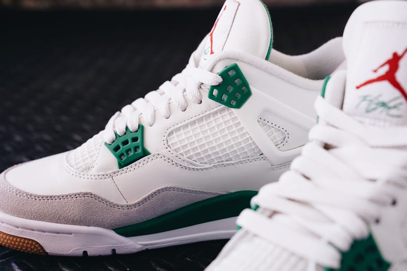 white and green 4s 2020