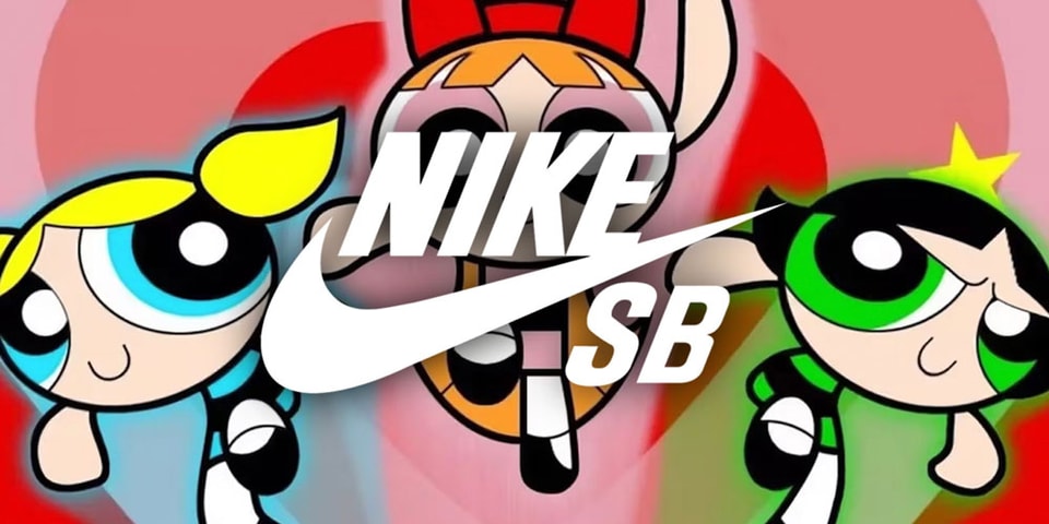 First Look At a Forthcoming 'The Powerpuff Girls' x Nike SB Dunk Low