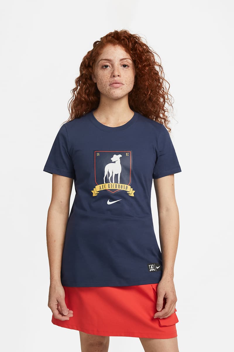 nike sportswear ted lasso afc richmond collection season 3 jersey shirt fleece scarf bantr official release date info photos price store list buying guide