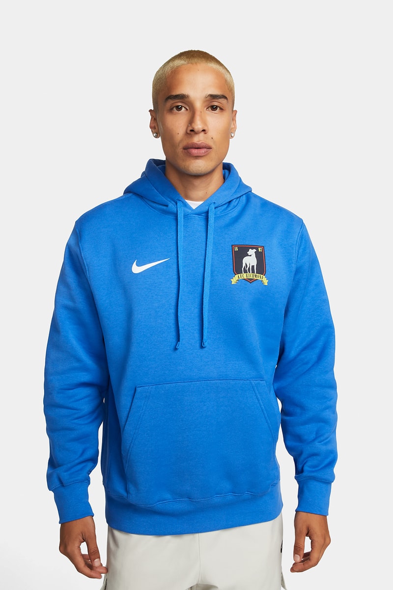 nike sportswear ted lasso afc richmond collection season 3 jersey shirt fleece scarf bantr official release date info photos price store list buying guide