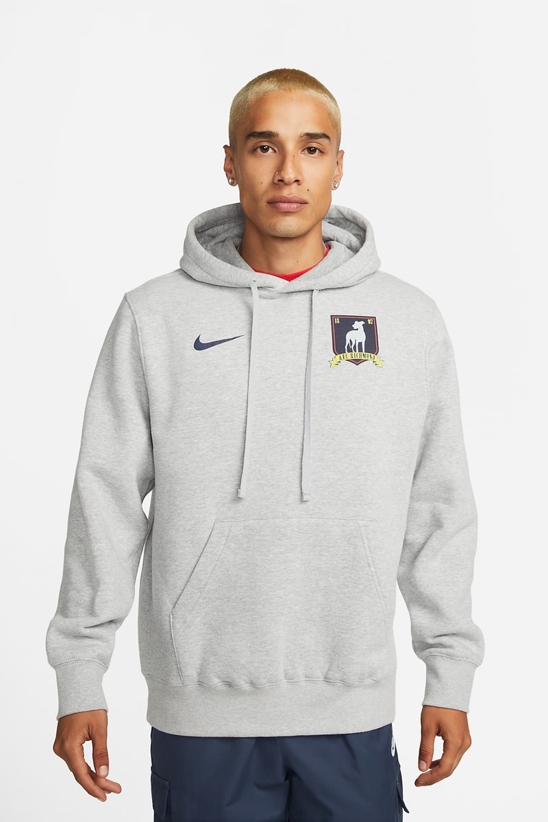 nike sportswear ted lasso afc richmond collection season 3 jersey shirt fleece scarf bantr official release date info photos price store list buying guide