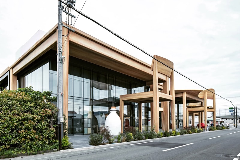 Oversized Tables and Chairs Adorn Sweets Bank in Japan Design