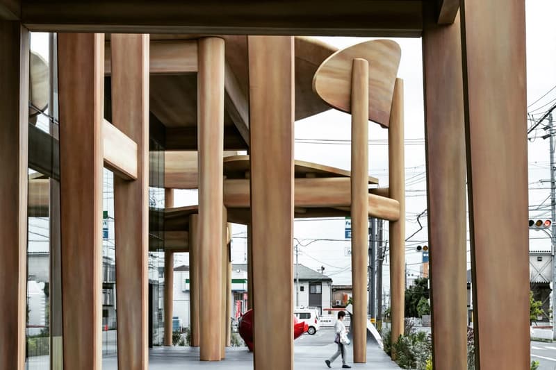 Oversized Tables and Chairs Adorn Sweets Bank in Japan Design