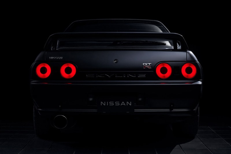Nissan one off electrified r32 skyline gt r rear prototype ev release info 