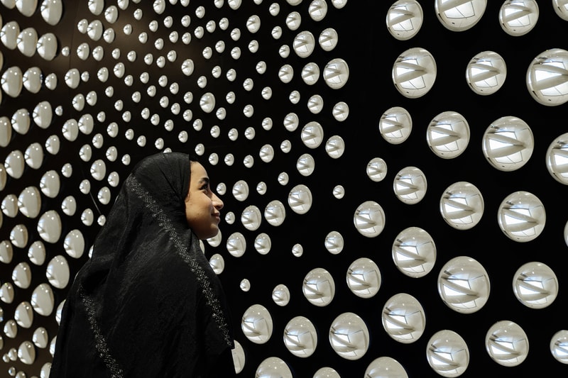 Olafur Eliasson exhibition opens in qatar The curious desert national museum doha al thakhira mangrove reserve news info