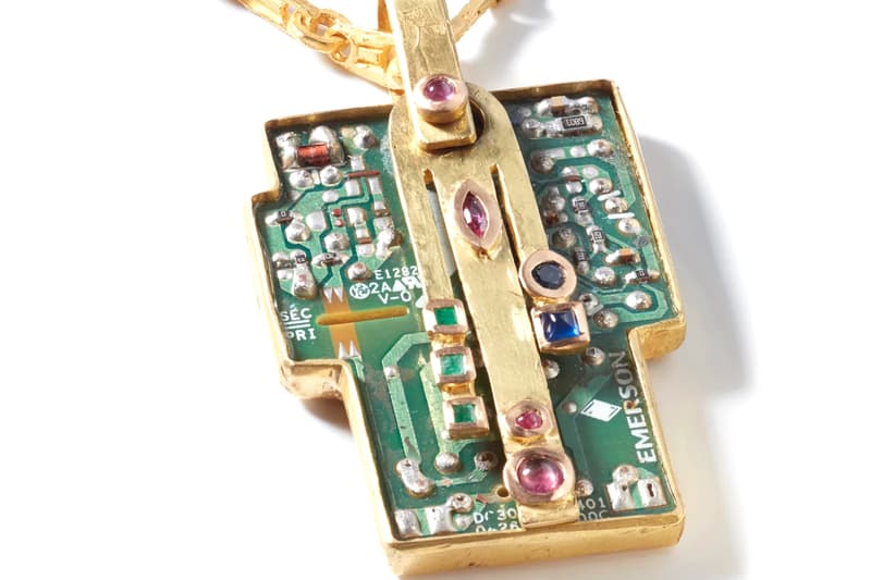 New Luxury Accessories Brand, Oushaba Transforms E-Waste Into Fine Jewelry Pieces handmade in italy gold diamonds sapphires precious gems
