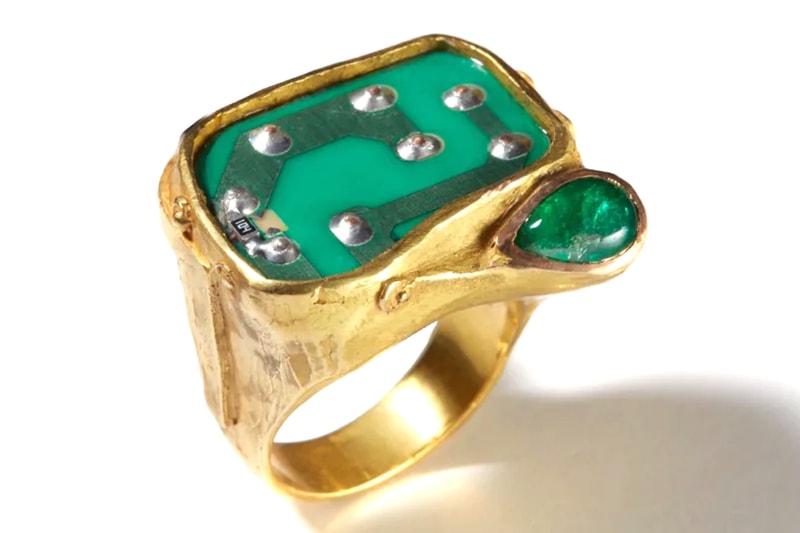 New Luxury Accessories Brand, Oushaba Transforms E-Waste Into Fine Jewelry Pieces handmade in italy gold diamonds sapphires precious gems
