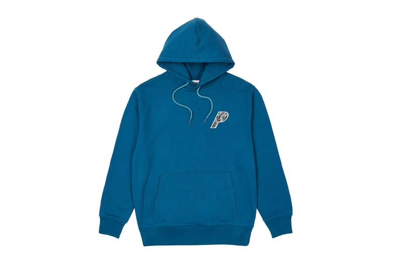 Palace Champion London Shop Hood Grey Marl