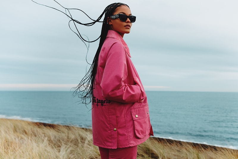 palm angels barbour wax jacket pink yellow orange release date info store list buying guide photos price 