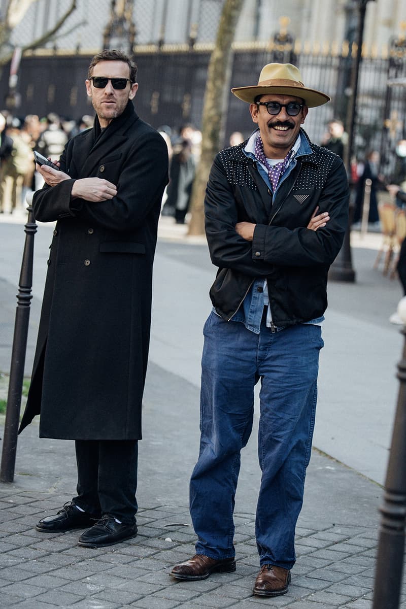 Paris Fashion Week FW23 Street Style fall/winter 2023 diesel issey miyake y project dior chanel sacai louis vuitton ib kamara off-white nike 