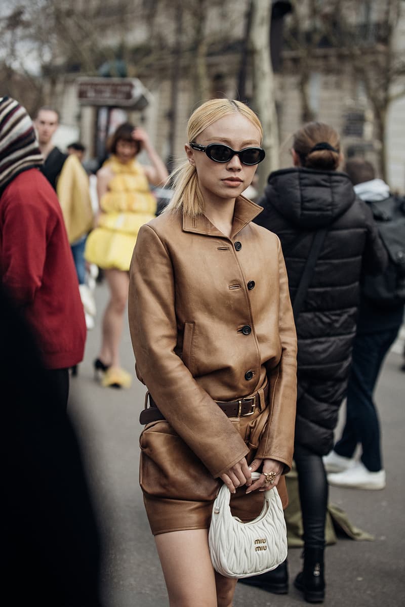 Paris Fashion Week FW23 Street Style fall/winter 2023 diesel issey miyake y project dior chanel sacai louis vuitton ib kamara off-white nike 