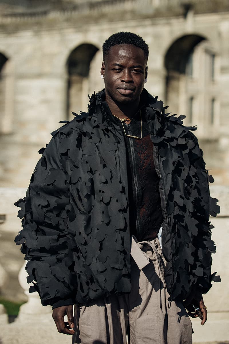 Paris Fashion Week FW23 Street Style fall/winter 2023 diesel issey miyake y project dior chanel sacai louis vuitton ib kamara off-white nike 