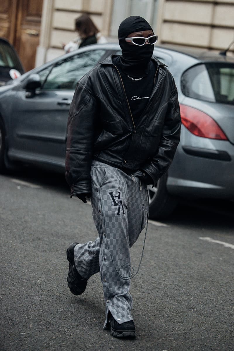 Paris Fashion Week FW23 Street Style fall/winter 2023 diesel issey miyake y project dior chanel sacai louis vuitton ib kamara off-white nike 