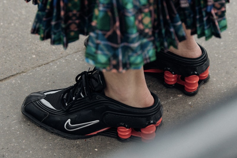 Best Footwear Trends at Paris Fashion Week FW23 prada nike martine rose miu miu new balance off-white louis vuitton 