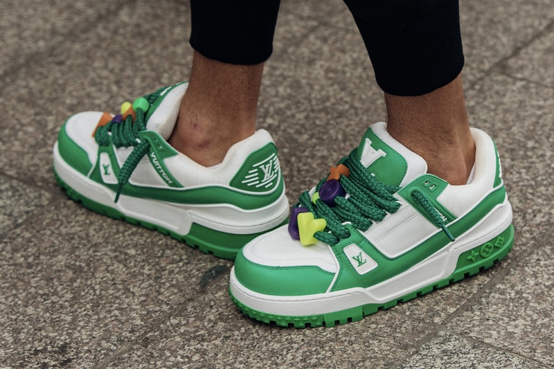 Best Footwear Trends at Paris Fashion Week FW23 prada nike martine rose miu miu new balance off-white louis vuitton 