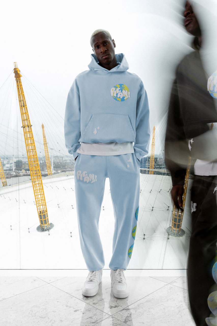 PICANTE World Collection Spring Summer 2023 London UK England Streetwear Fashion Tracksuits Organic Cotton Globe Aitch Blue Green