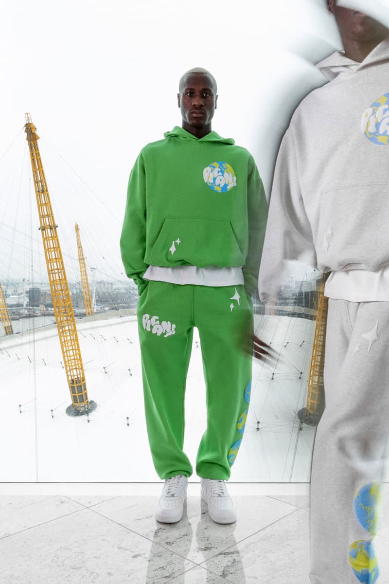 PICANTE World Collection Spring Summer 2023 London UK England Streetwear Fashion Tracksuits Organic Cotton Globe Aitch Blue Green