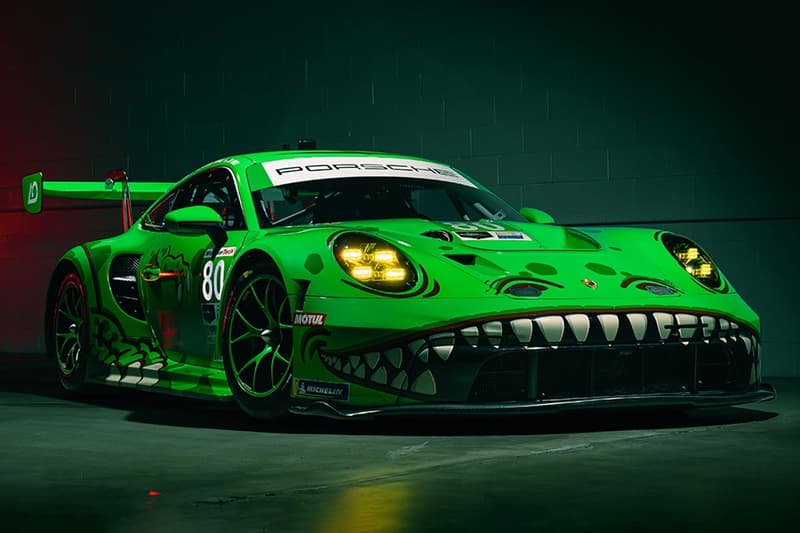 AO Racing Porsche 911 T Rex Livery Full Season GT3 Rawr pj hyett fia world endurance championship images info