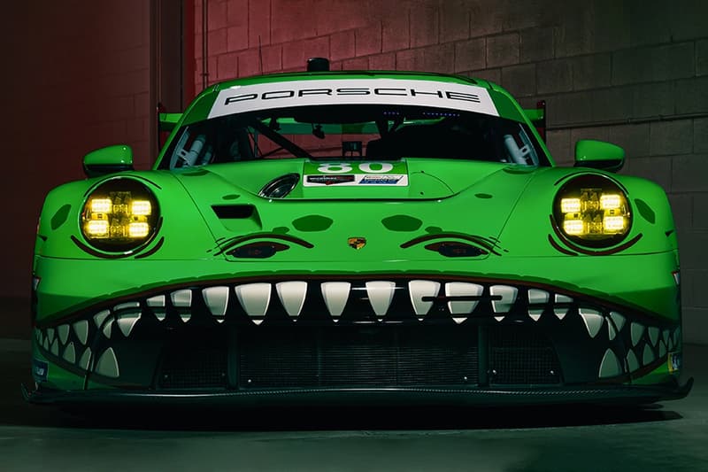 AO Racing Porsche 911 T Rex Livery Full Season GT3 Rawr pj hyett fia world endurance championship images info