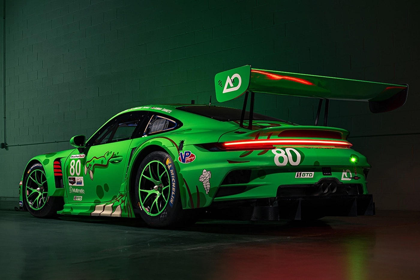 AO Racing Porsche 911 T Rex Livery Full Season GT3 Rawr pj hyett fia world endurance championship images info
