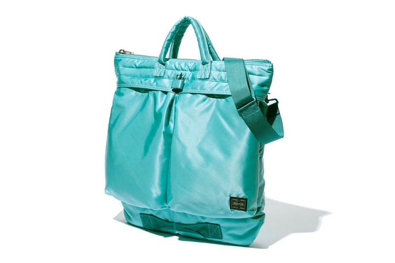 PORTER Yoshida Co Official Readies Tiffany Esque 2 Way Tool Bag Waist Bag Helmet Bag Shoulder Bag Vertical Shoulder Bag TURQUOISE Bag Series release info date price