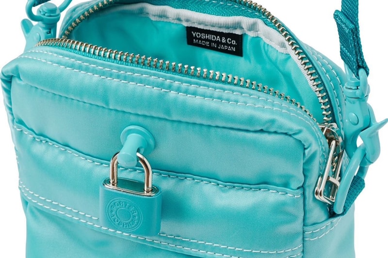 PORTER Yoshida Co Official Readies Tiffany Esque 2 Way Tool Bag Waist Bag Helmet Bag Shoulder Bag Vertical Shoulder Bag TURQUOISE Bag Series release info date price